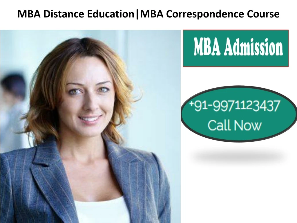 mba distance education mba correspondence course