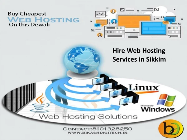 Hire Web Hosting Services in Sikkim | Bikash DigiTech