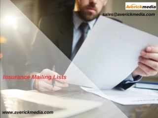 Insurance Mailing List | Insurance Lead Lists - slide 1