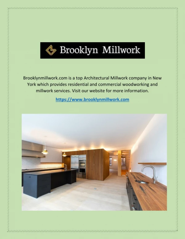Architectural Millwork Solutions in NYC