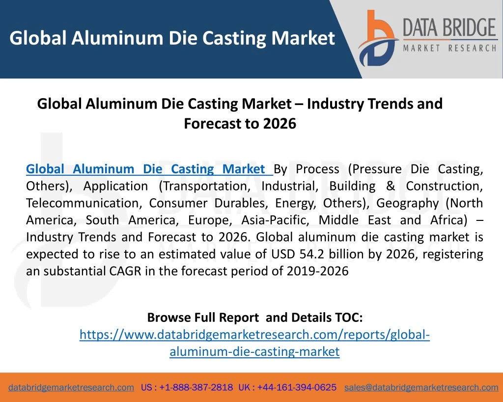 global aluminum die casting market