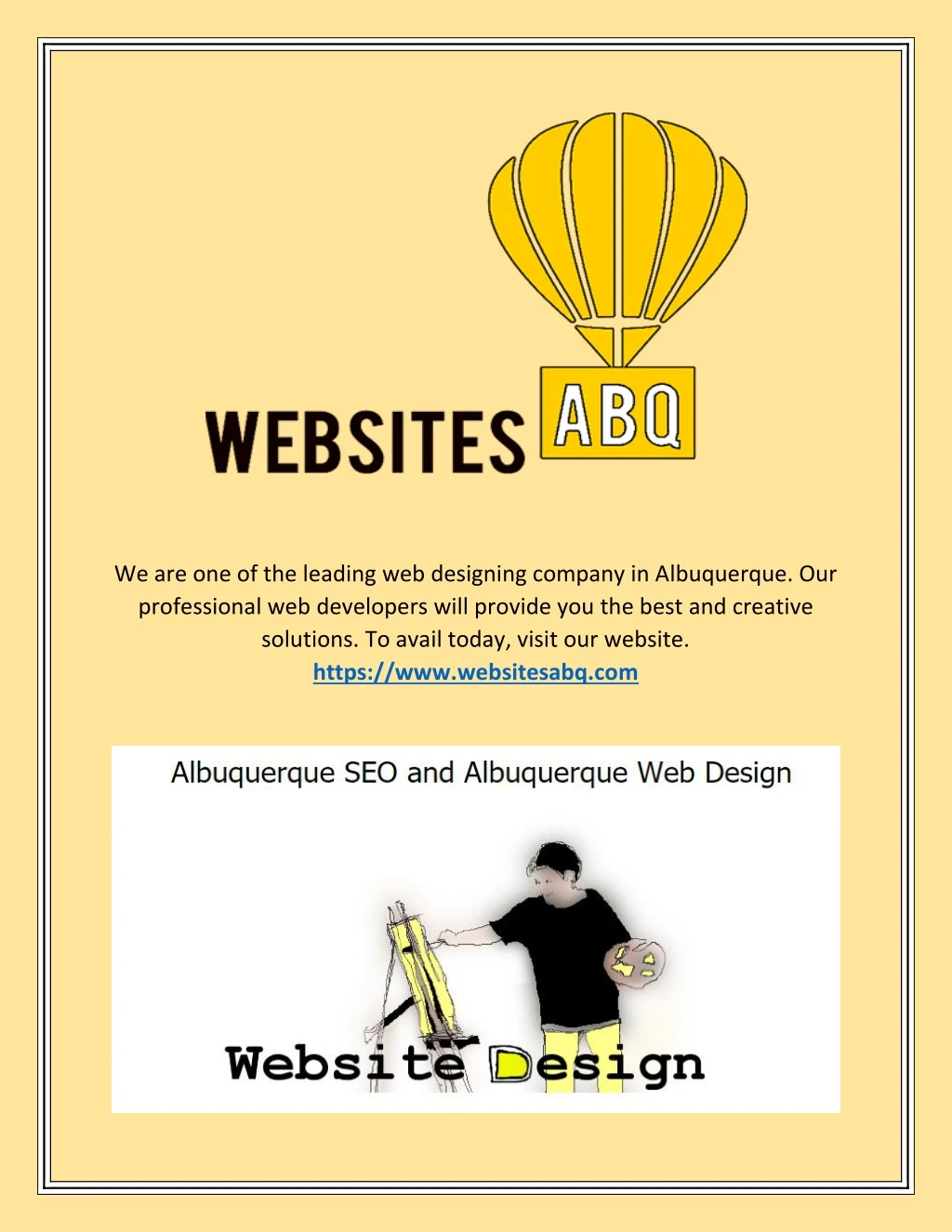 we are one of the leading web designing company