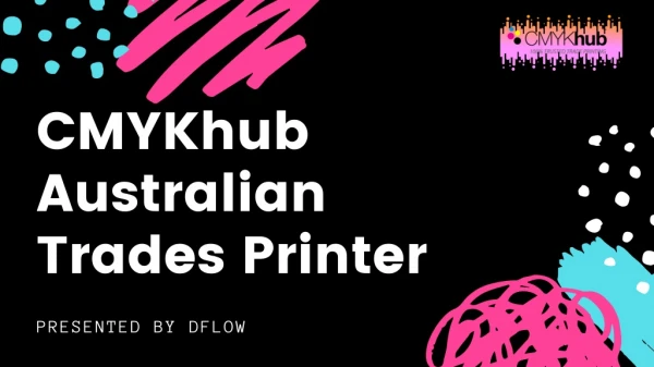 Company Profile CMYKhub Australian trade Printer