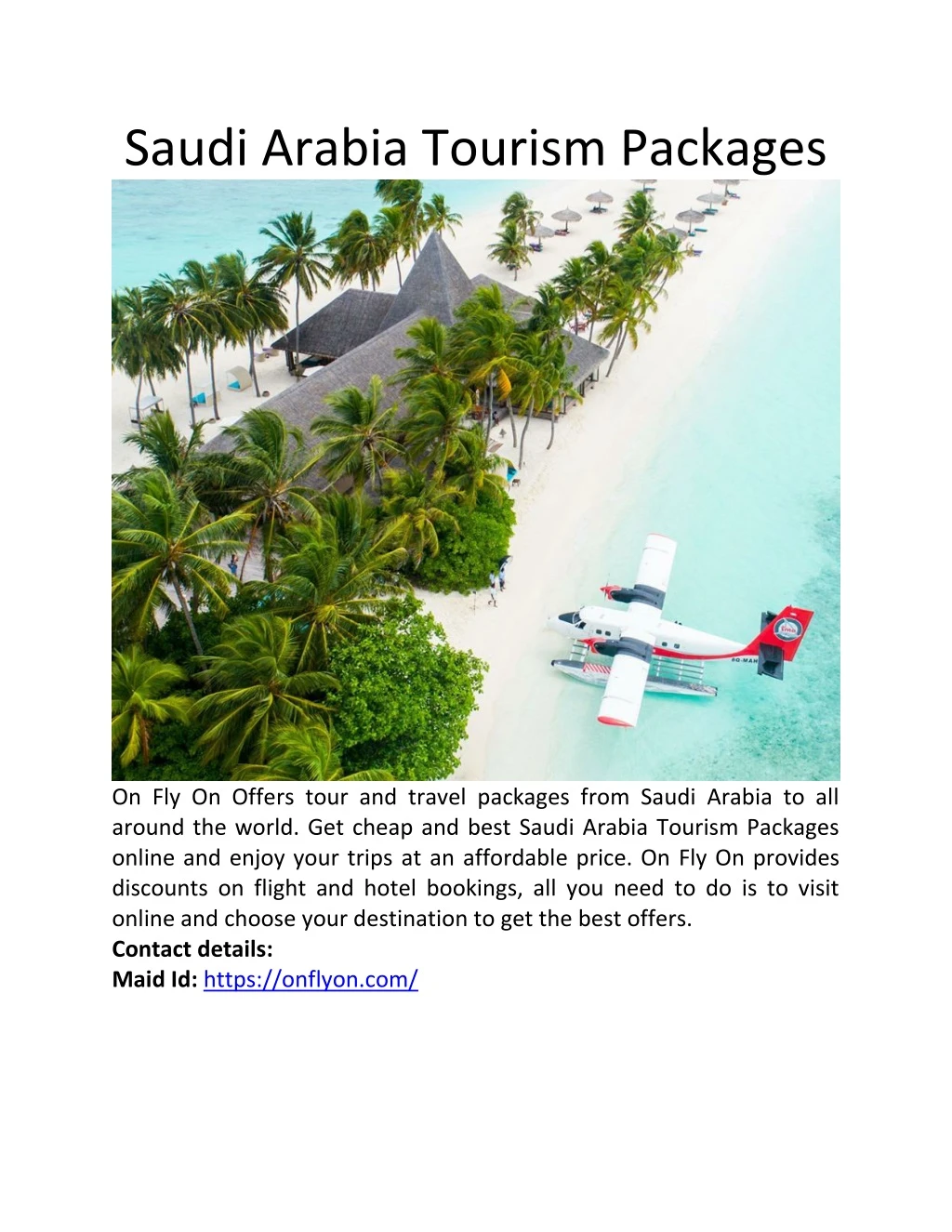 saudi arabia tourism packages