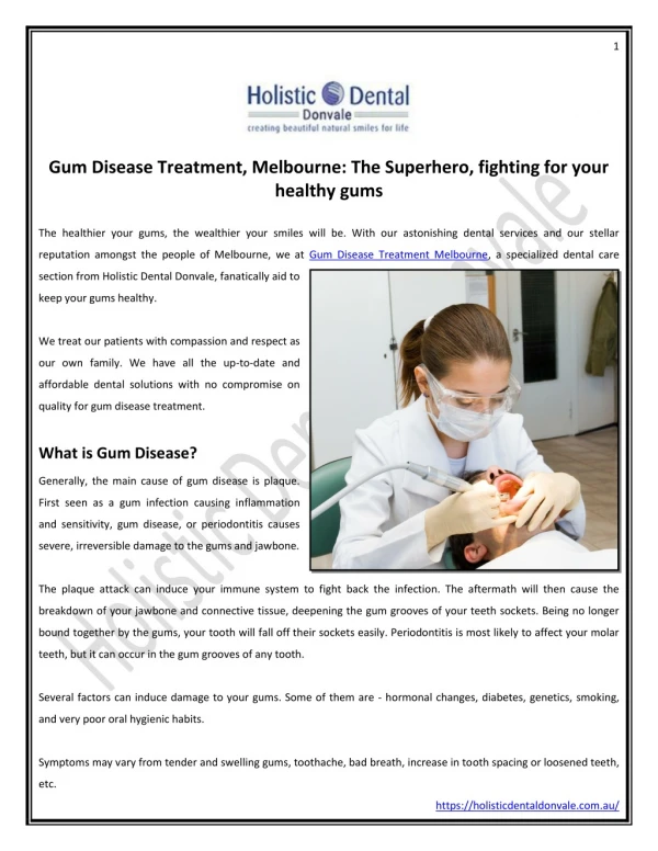 Gum Disease Treatment, Melbourne: The Superhero, fighting for your healthy gums
