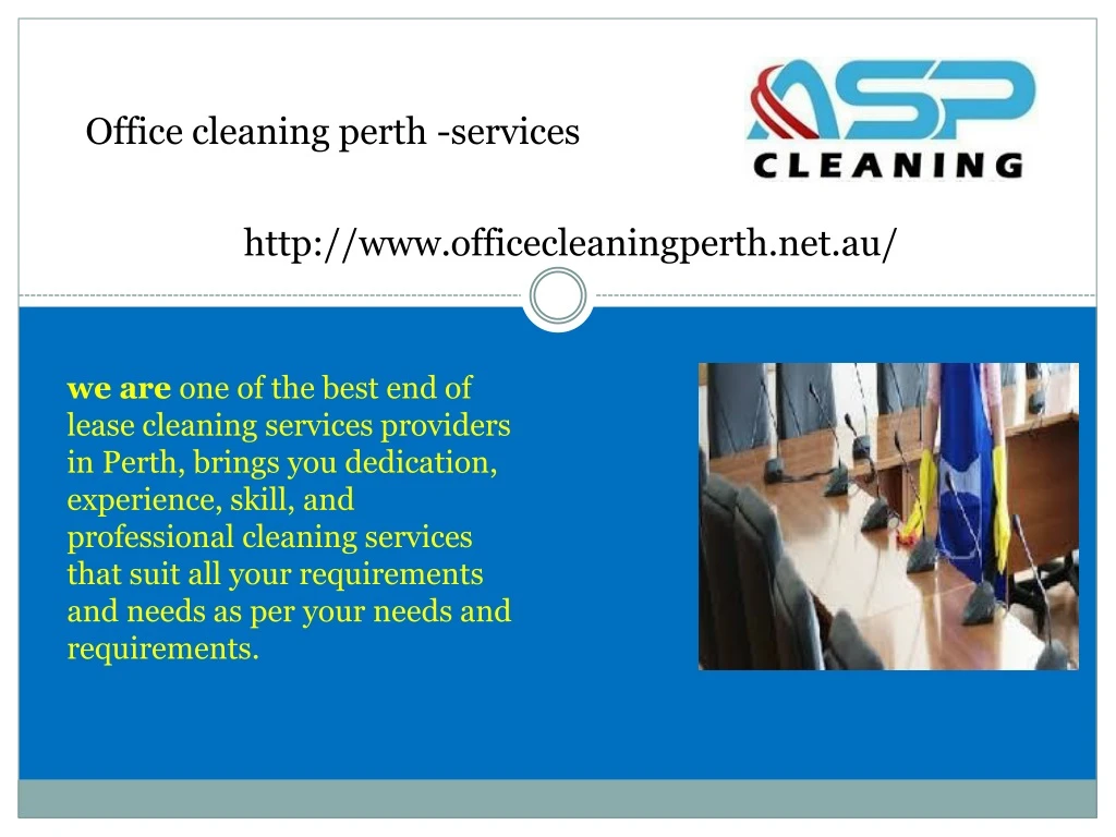 office cleaning perth services