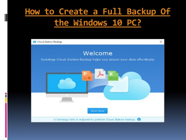 How to Create a Full Backup Of the Windows 10 PC?