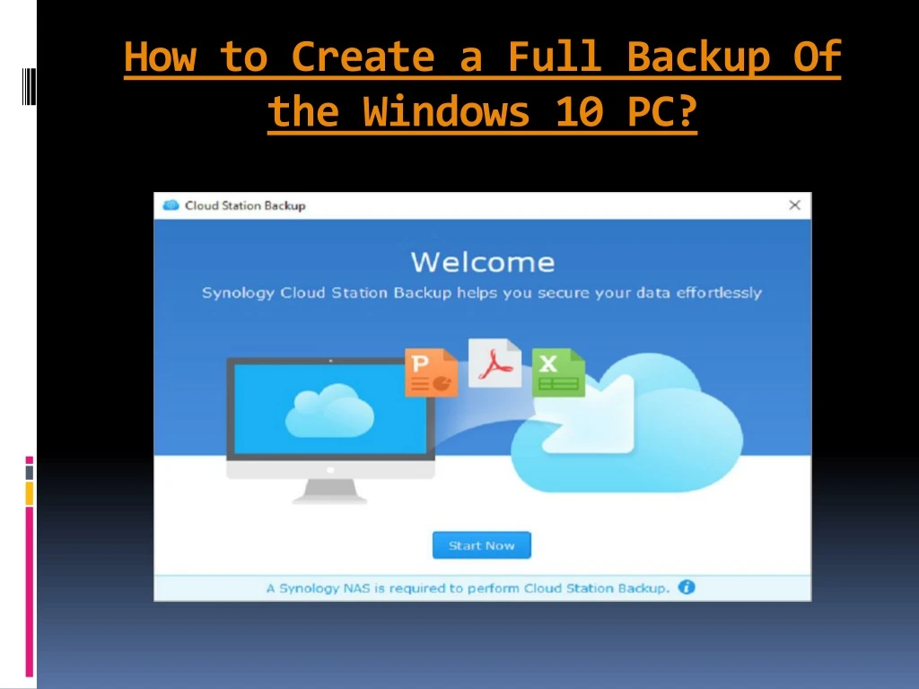 how to create a full backup of the windows 10 pc