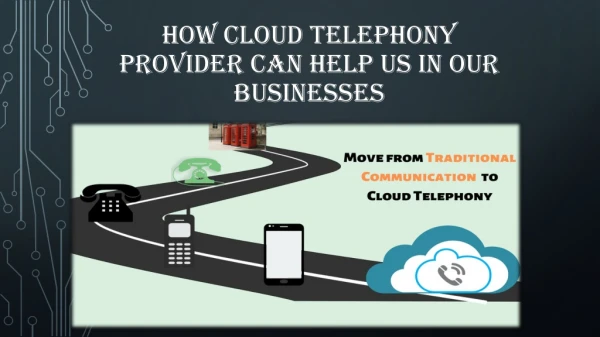 How Cloud Telephony Provider Can help us in our Businesses