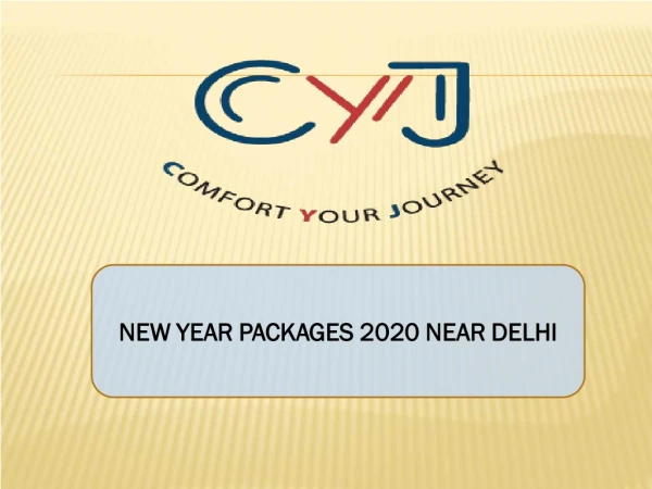 New Year Packages 2020 | New Year 2020