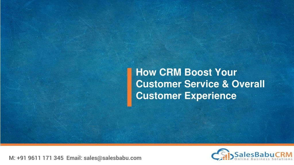how crm boost your customer service overall
