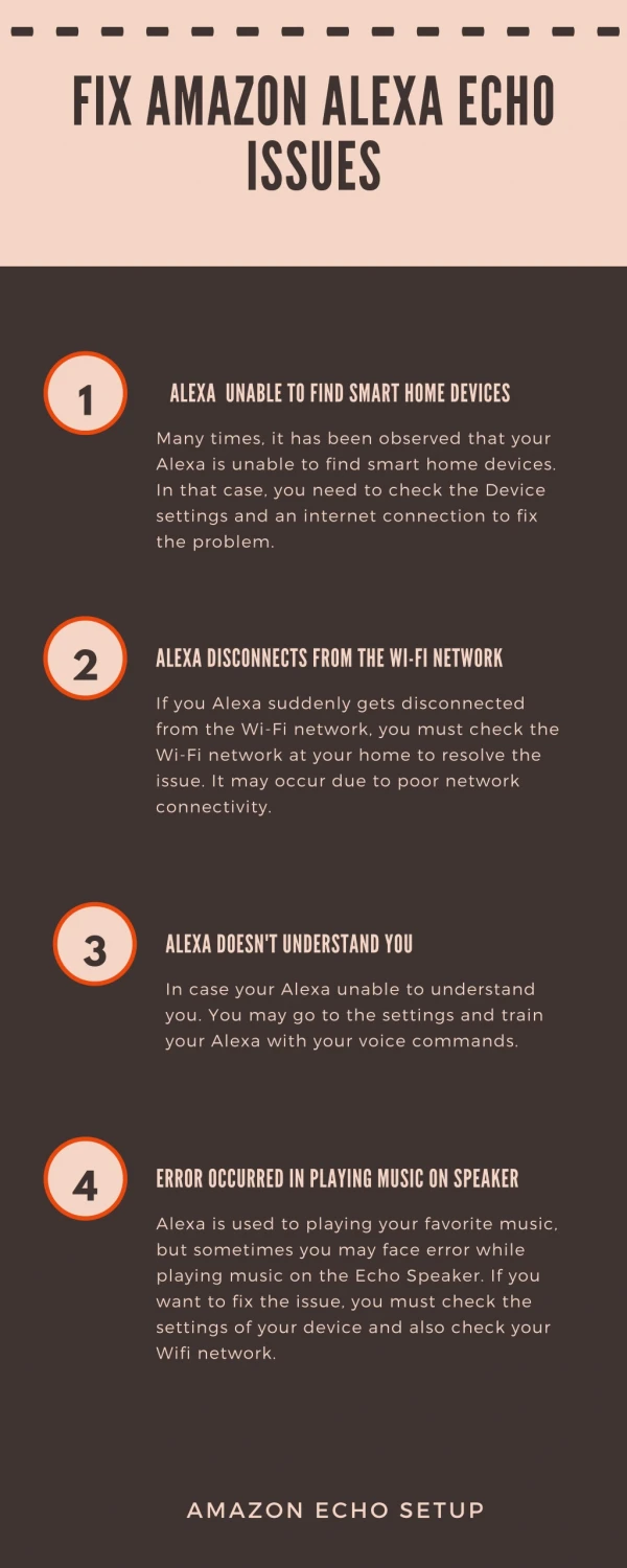 Fix Amazon Alexa Echo Issues