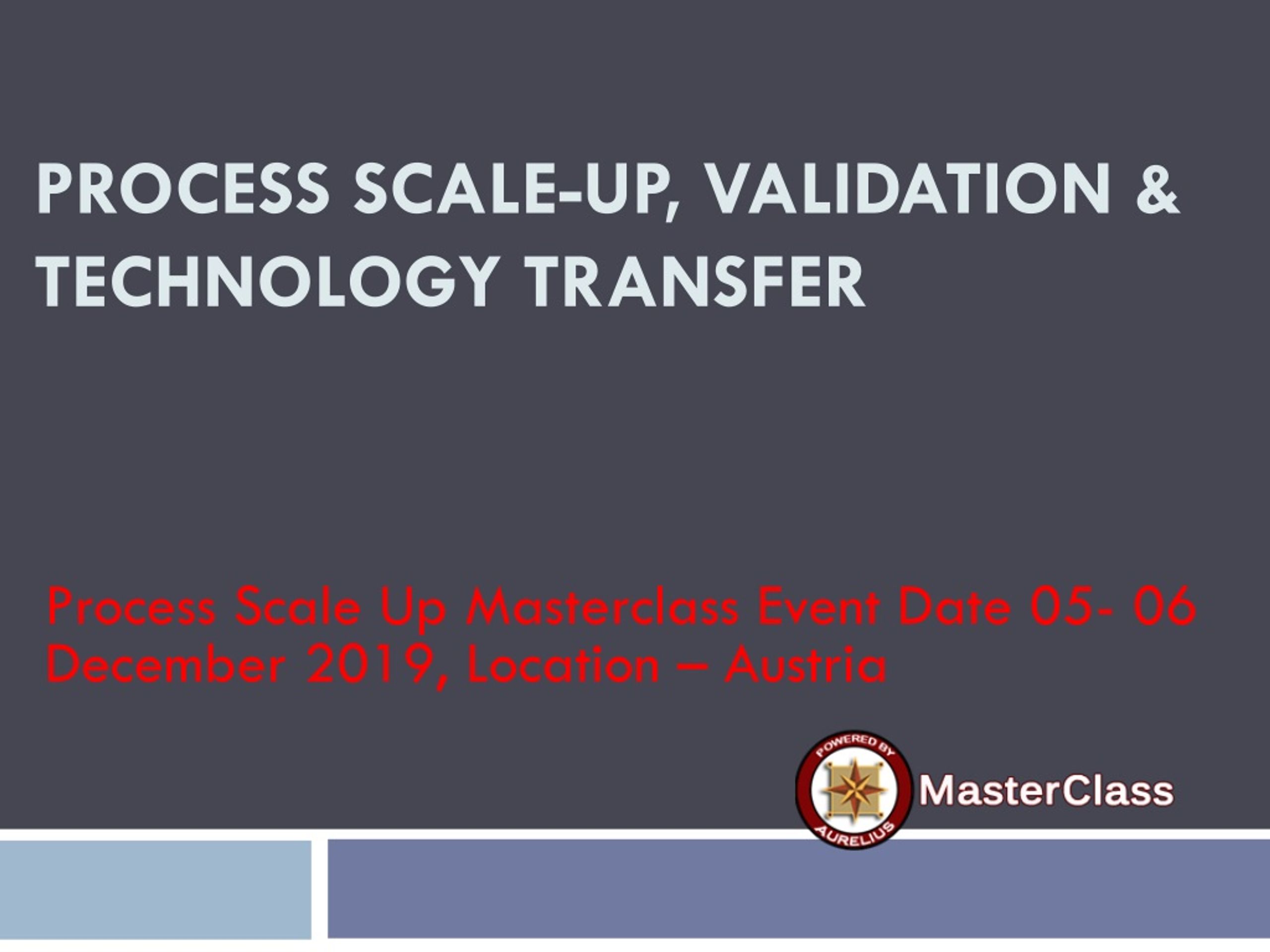 PPT - Process scale up training PowerPoint Presentation, free download ...