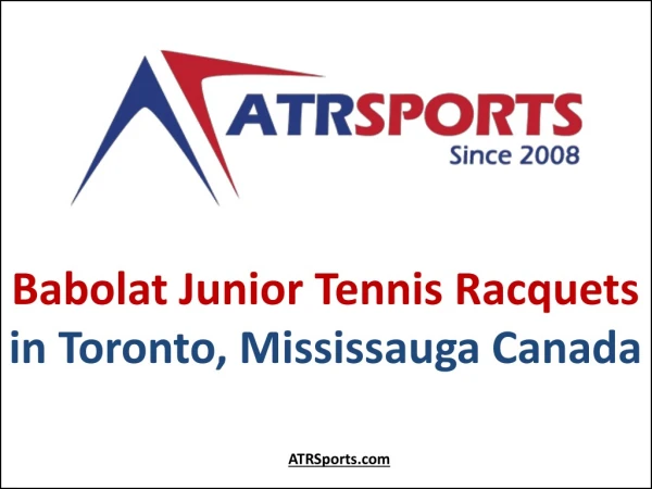 Babolat Junior Tennis Racquets Store in Toronto, Mississauga Canada - ATR Sports