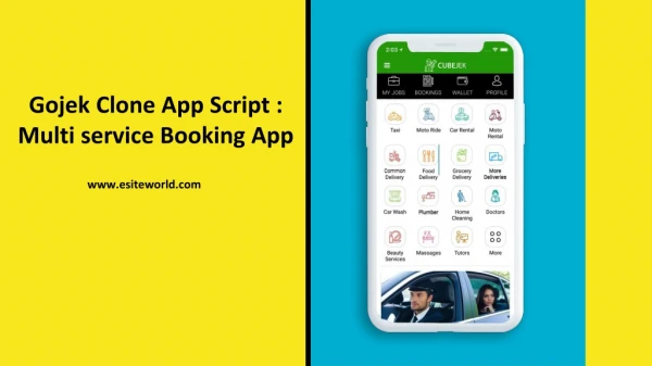 Gojek Clone App Script - Multi service Booking App