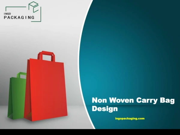 Non Woven Carry Bag Design