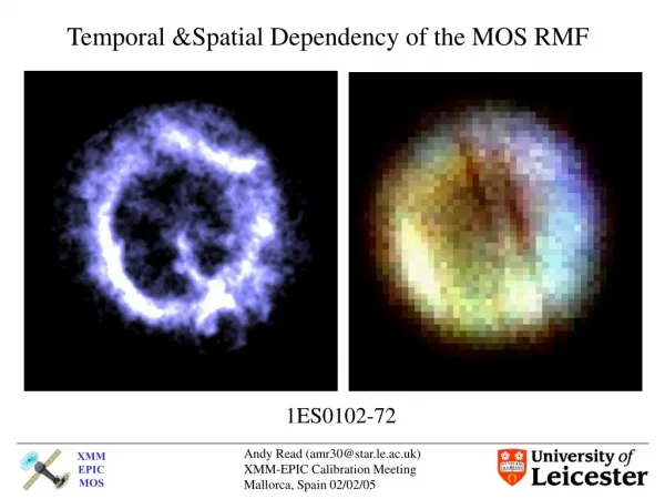 Temporal &amp;Spatial Dependency of the MOS RMF