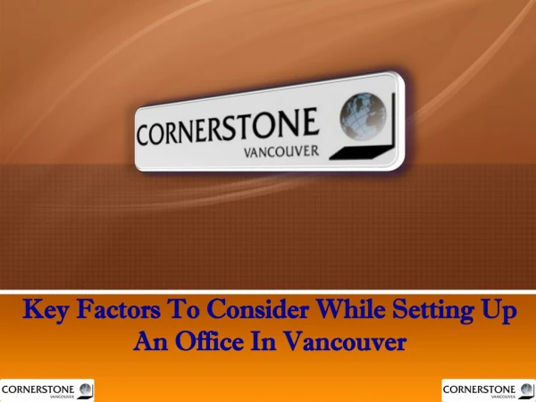 Key Factors To Consider While Setting Up An Office In Vancouver