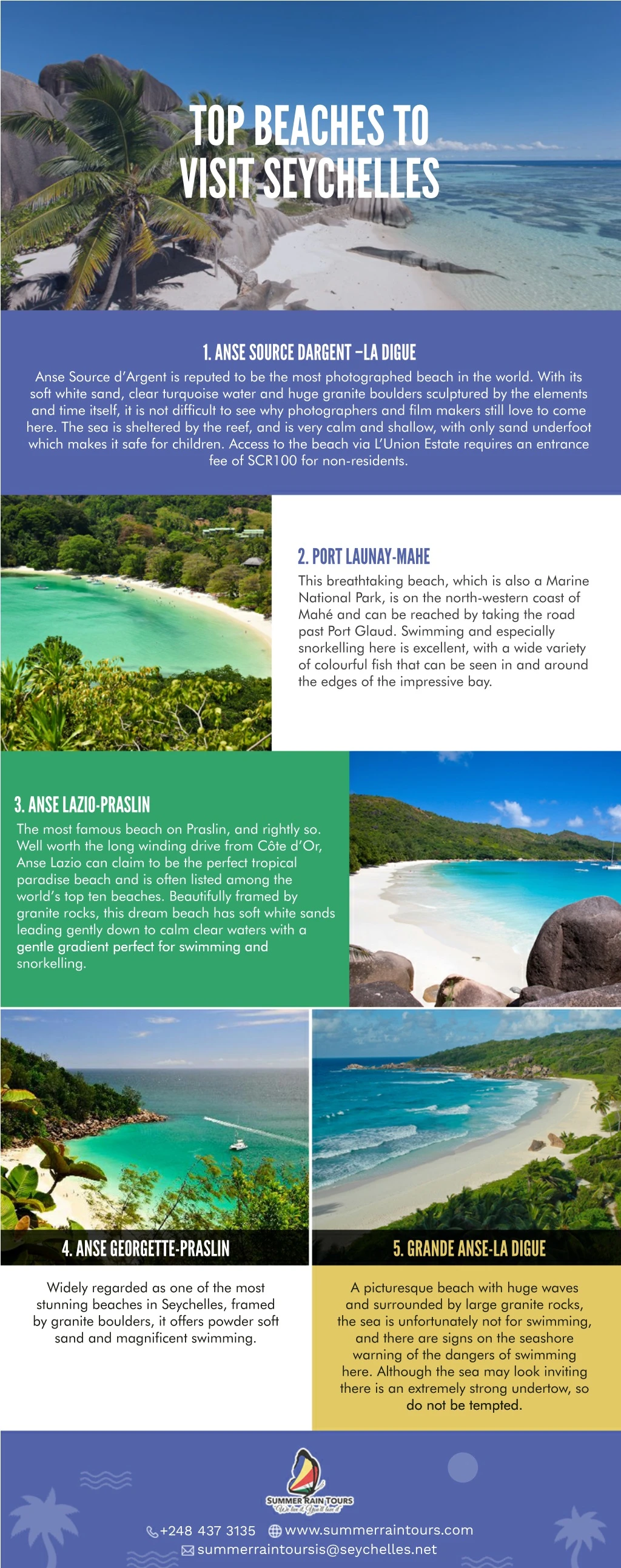 top beaches to visit seychelles