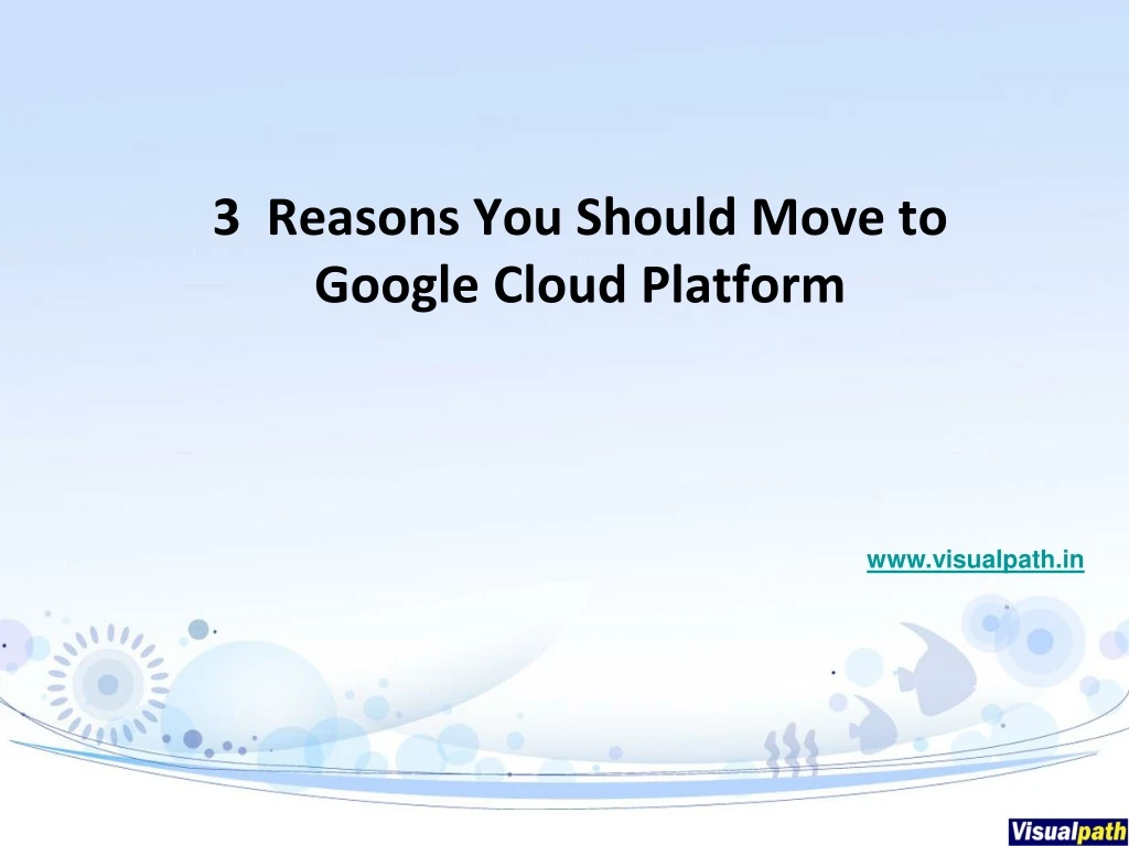 3 reasons you should move to google cloud platform