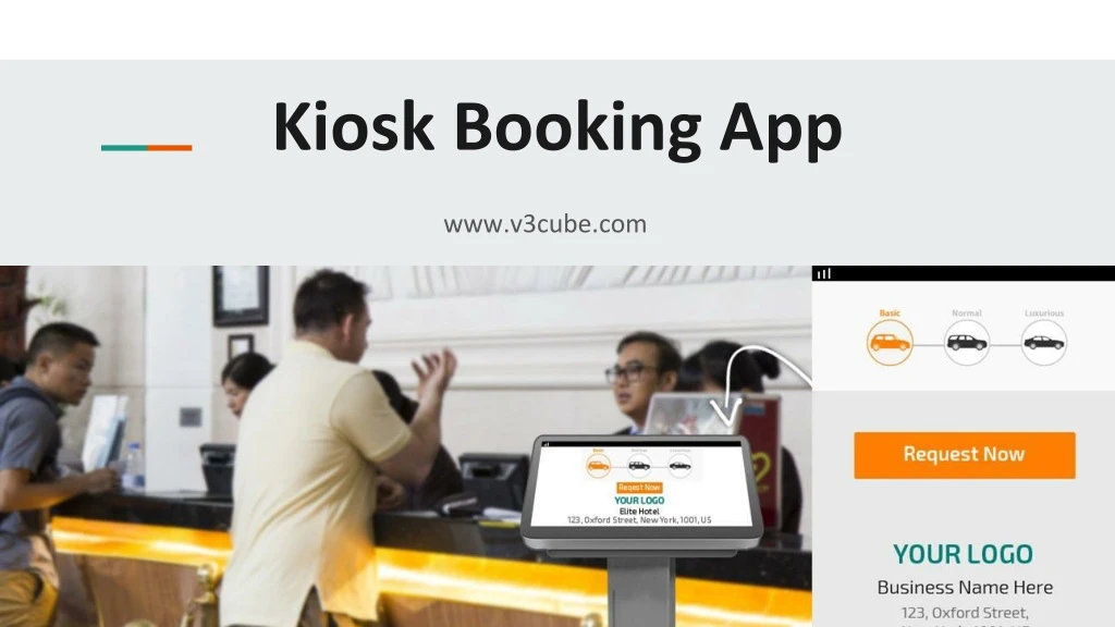 kiosk booking app