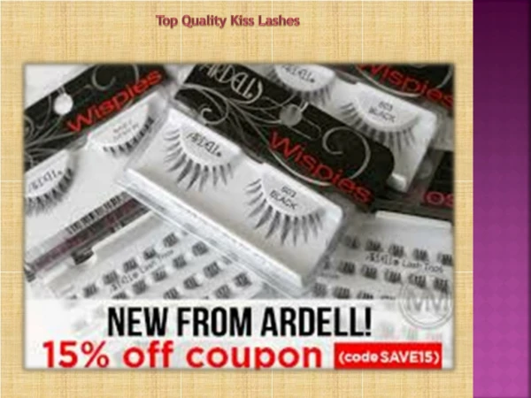 Top Quality Kiss Lashes