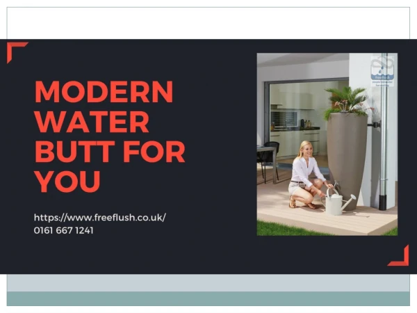 Modern Water Butt For You