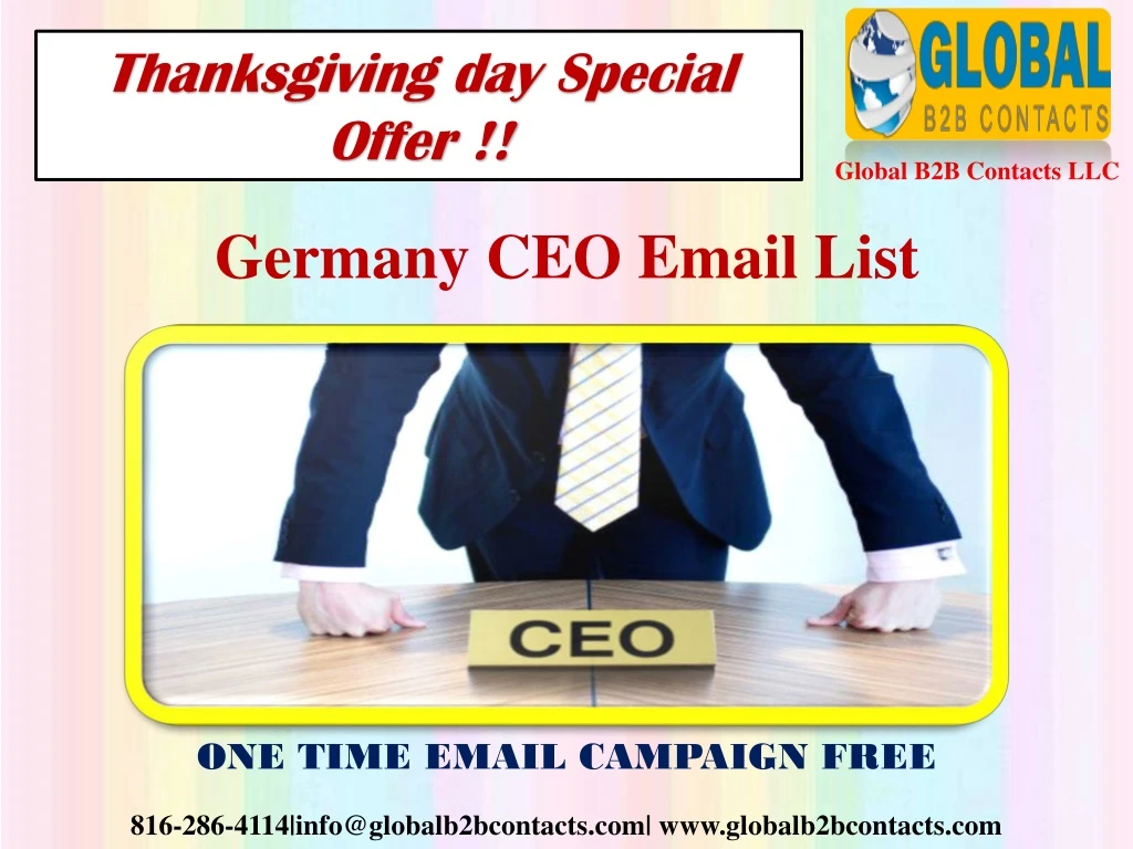 thanksgiving day special offer