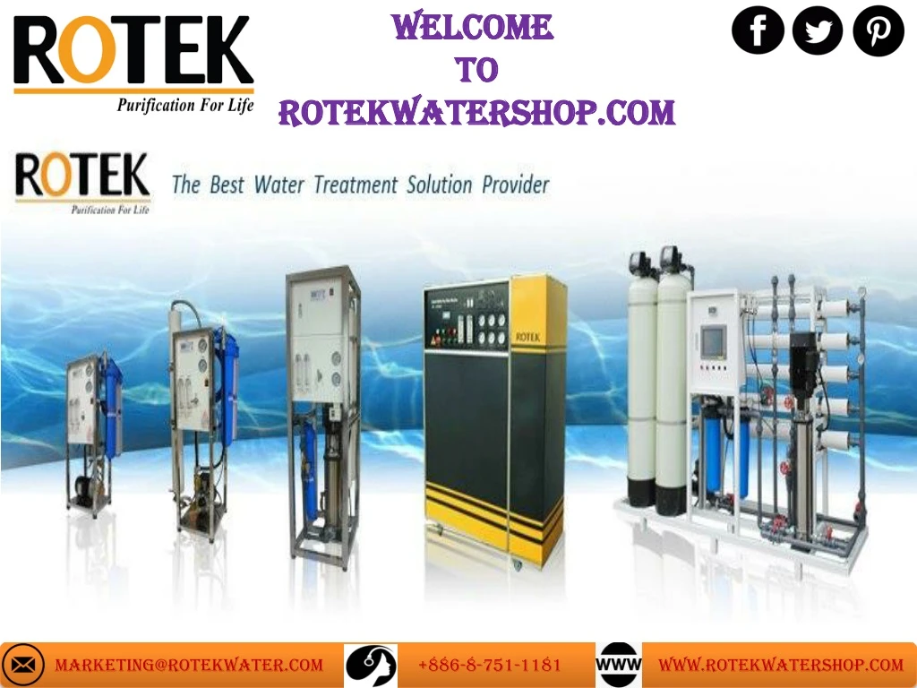 welcome to rotekwatershop com