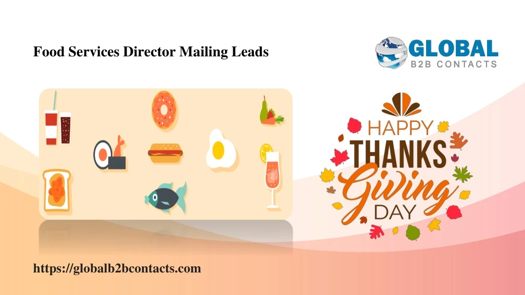food services director mailing leads