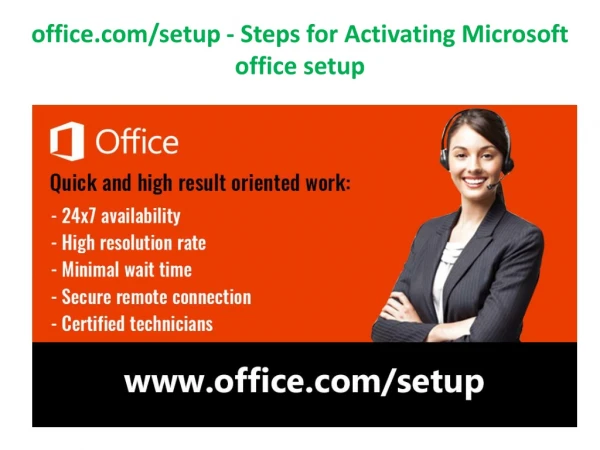 office.com/setup - Steps for Activating Microsoft office setup