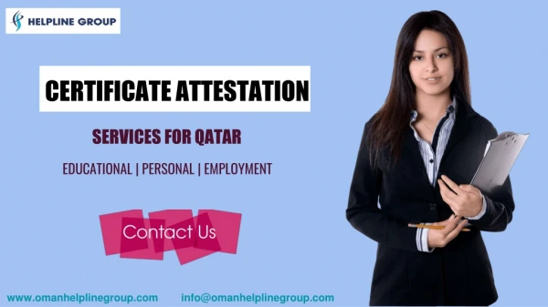 certificate attestation
