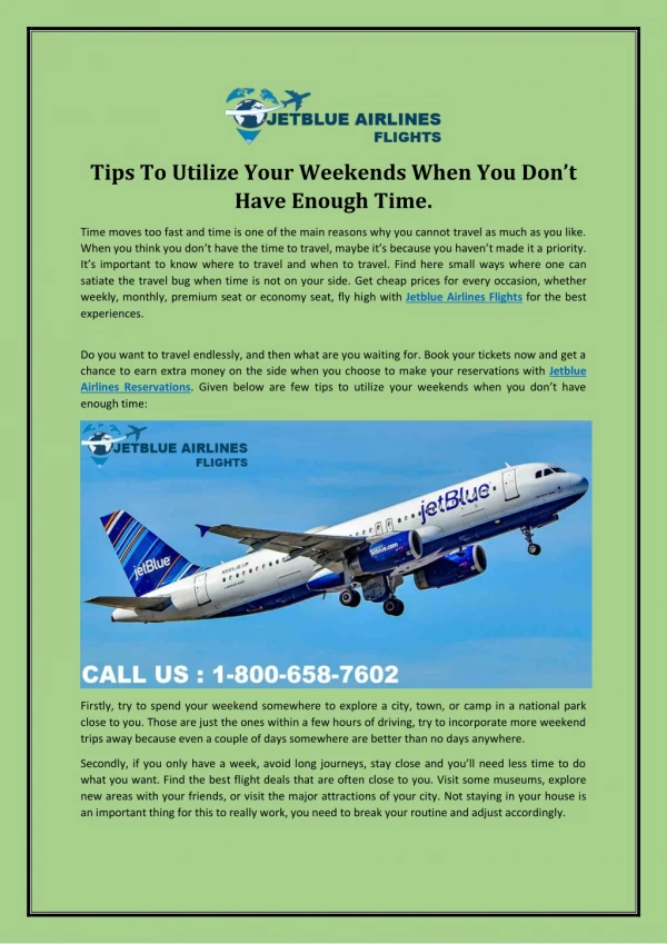 tips to utilize your weekends when you don t have