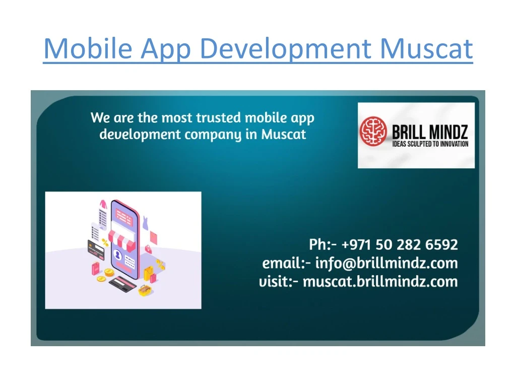 mobile app development muscat