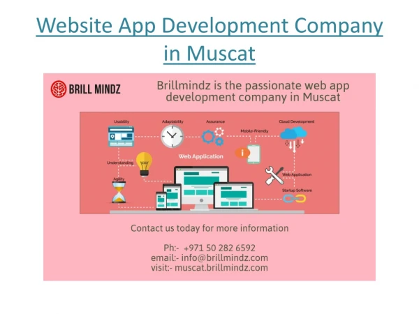 Website App Development Company Muscat | Brillmindz