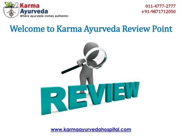 Karma Ayurveda Review