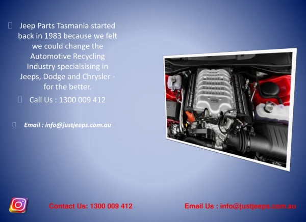Chrysler Jeep Dodge Engines Tasmania