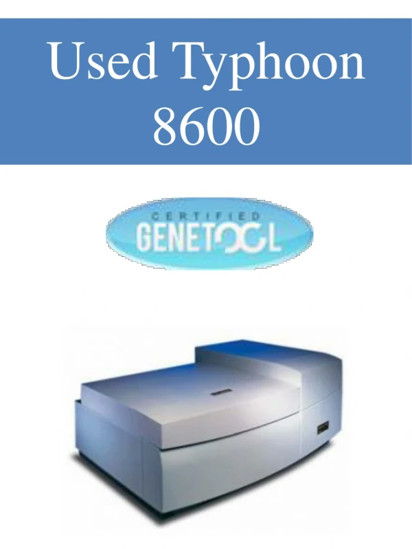 Used Typhoon 8600