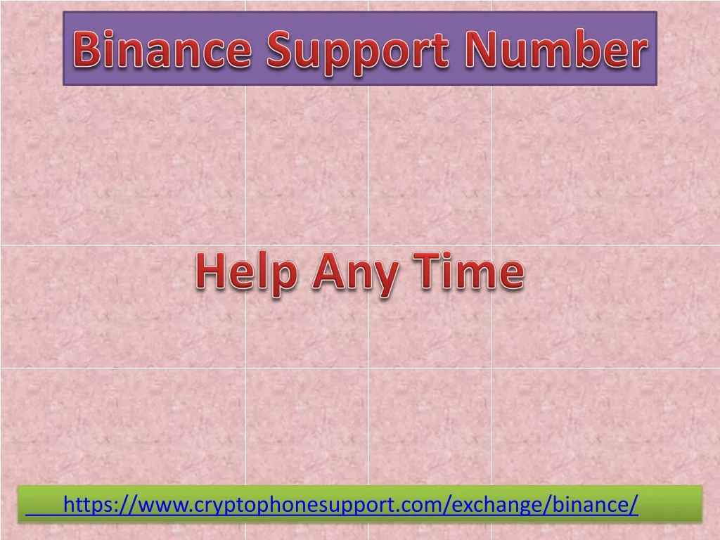 https www cryptophonesupport com exchange binance