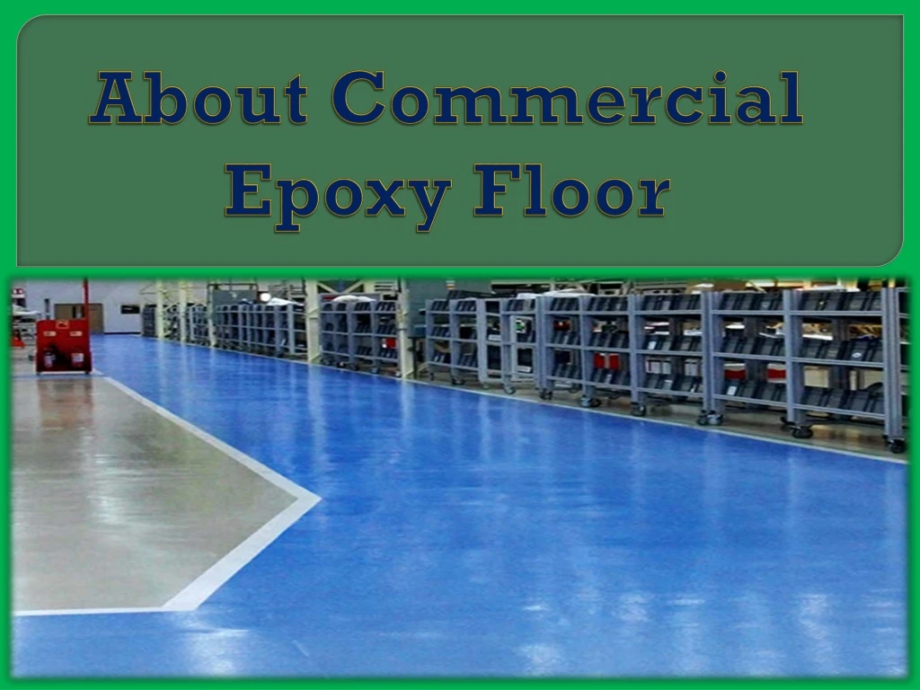 about commercial epoxy floor
