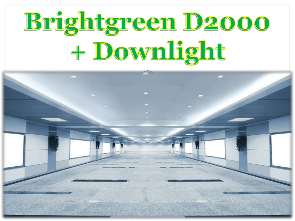 brightgreen d2000 downlight