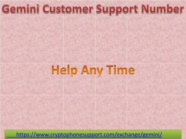 https www cryptophonesupport com exchange gemini