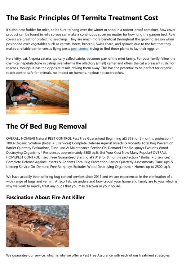 The Facts About Bed Bug Removal Uncovered