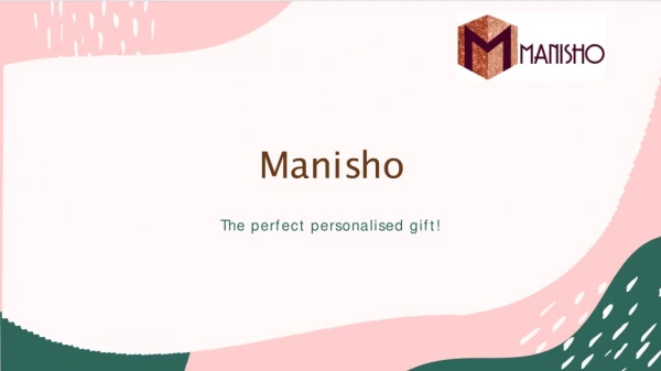 Manisho : Buy personalized gifts online at the best prices