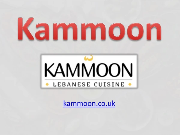 Wedding Catering - www.kammoon.co.uk