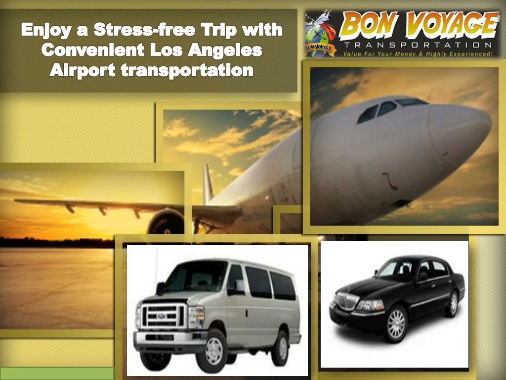 enjoy a stress free trip with convenient