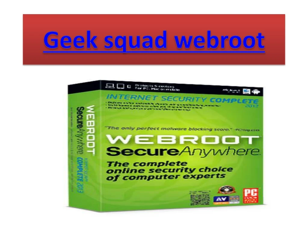geek squad webroot
