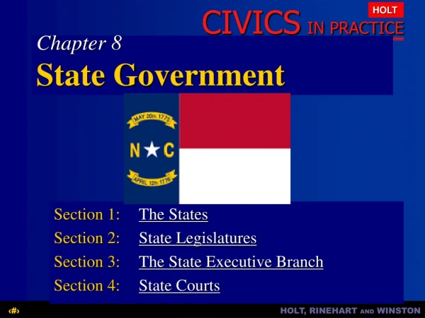 Chapter 8 State Government