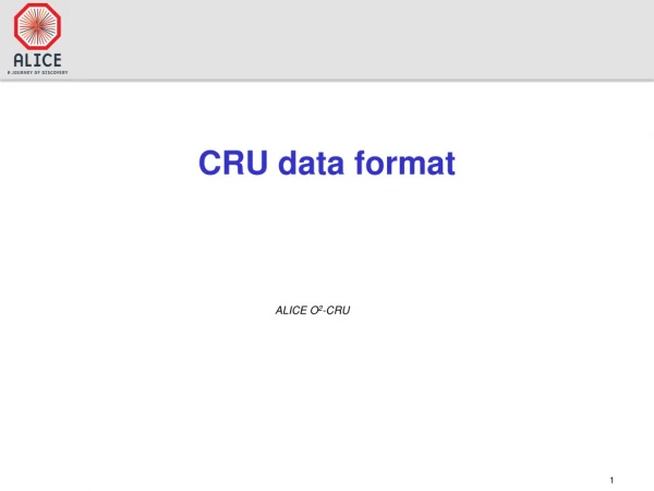 CRU data format