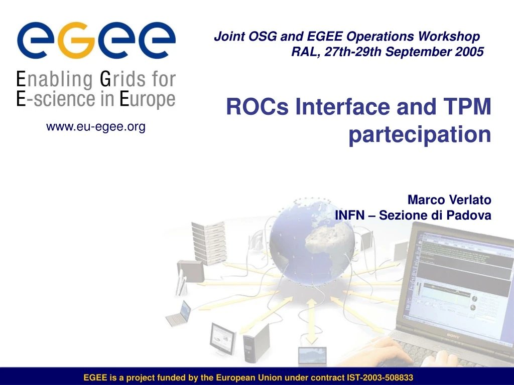 joint osg and egee operations workshop ral 27th